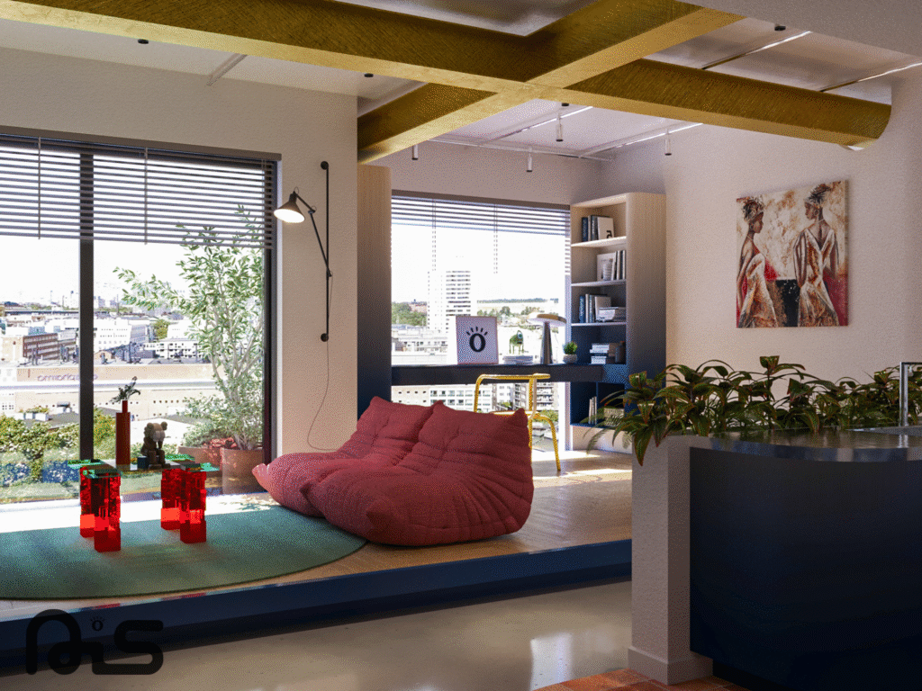 thiet ke can ho chung cu the la la light nais design 1