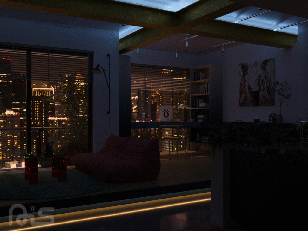 thiet ke can ho chung cu the la la light nais design 20