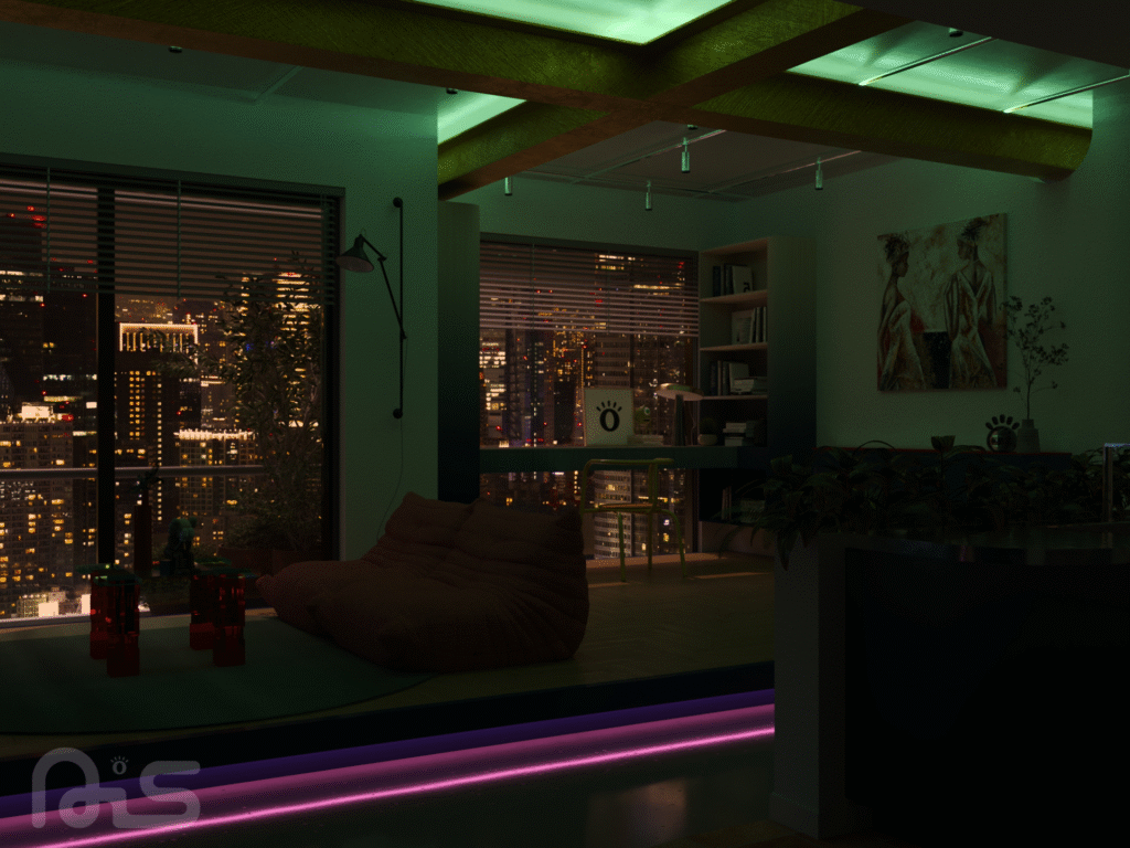 thiet ke can ho chung cu the la la light nais design 21