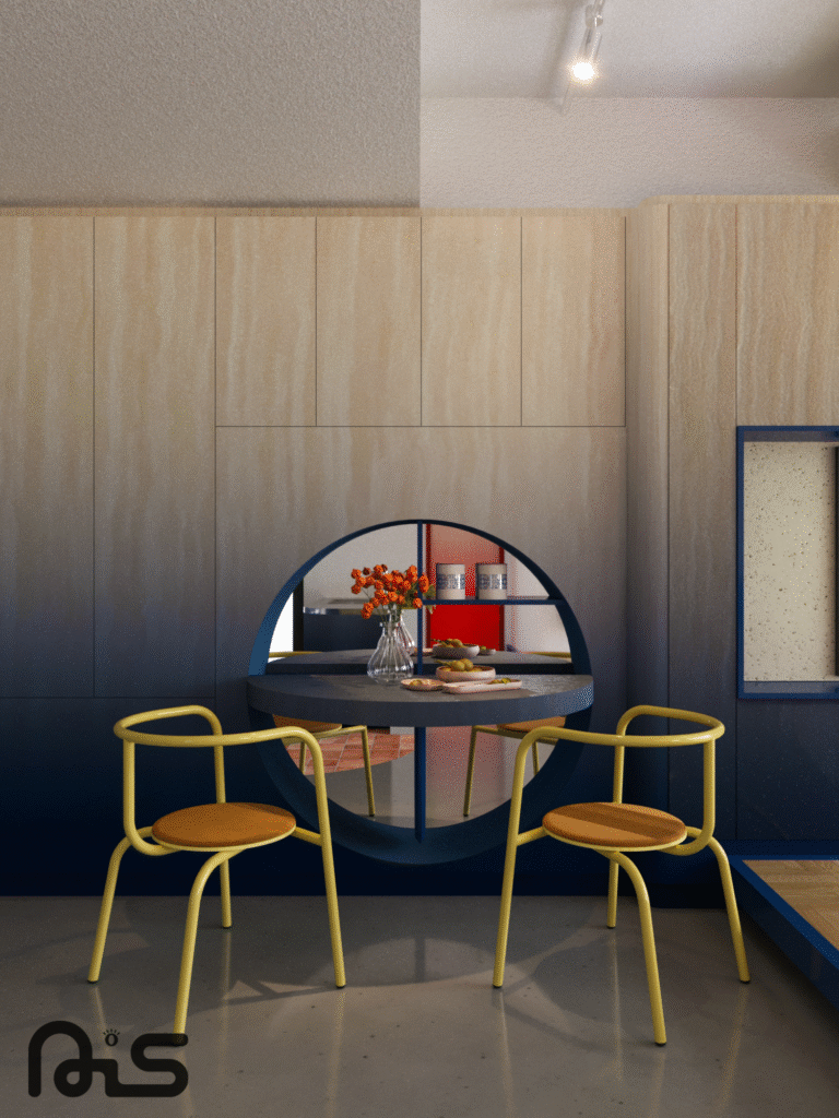 thiet ke can ho chung cu the la la light nais design 9