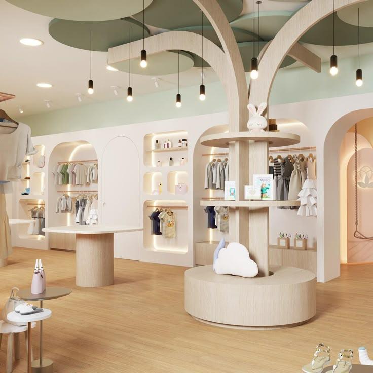 #1 Thiết Kế Shop Mẹ Và Bé Đẹp - Giải Pháp Tăng Doanh Thu 4 Thiết kế shop mẹ và bé phong cách hiện đại
