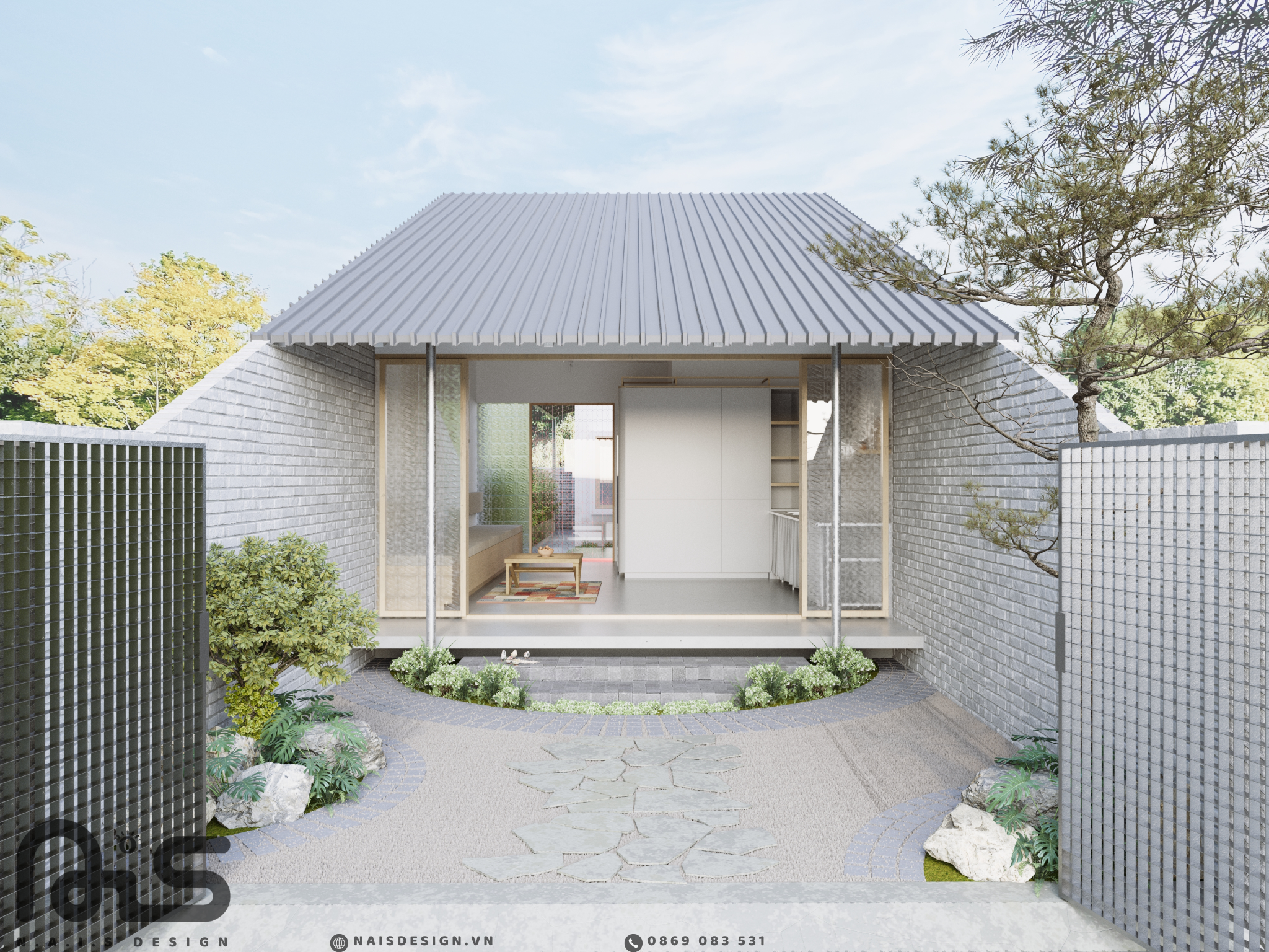 thiet ke nha cap 4 tay ninh retreat home nais design 01