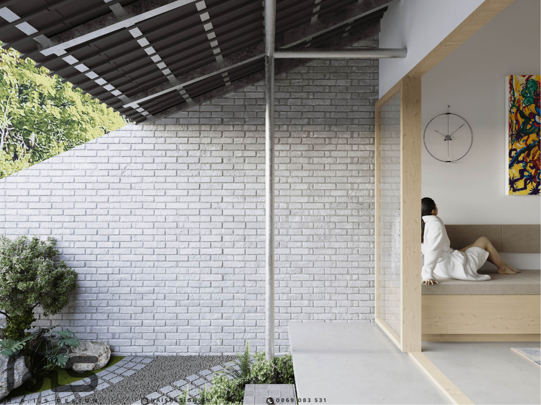 thiet ke nha cap 4 tay ninh retreat home nais design 05