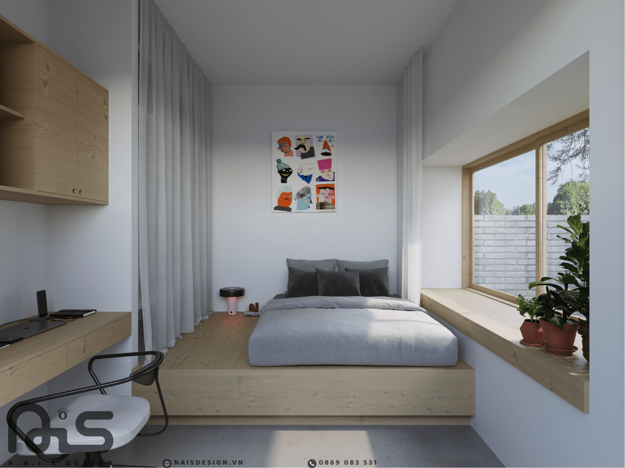 thiet ke nha cap 4 tay ninh retreat home nais design 12