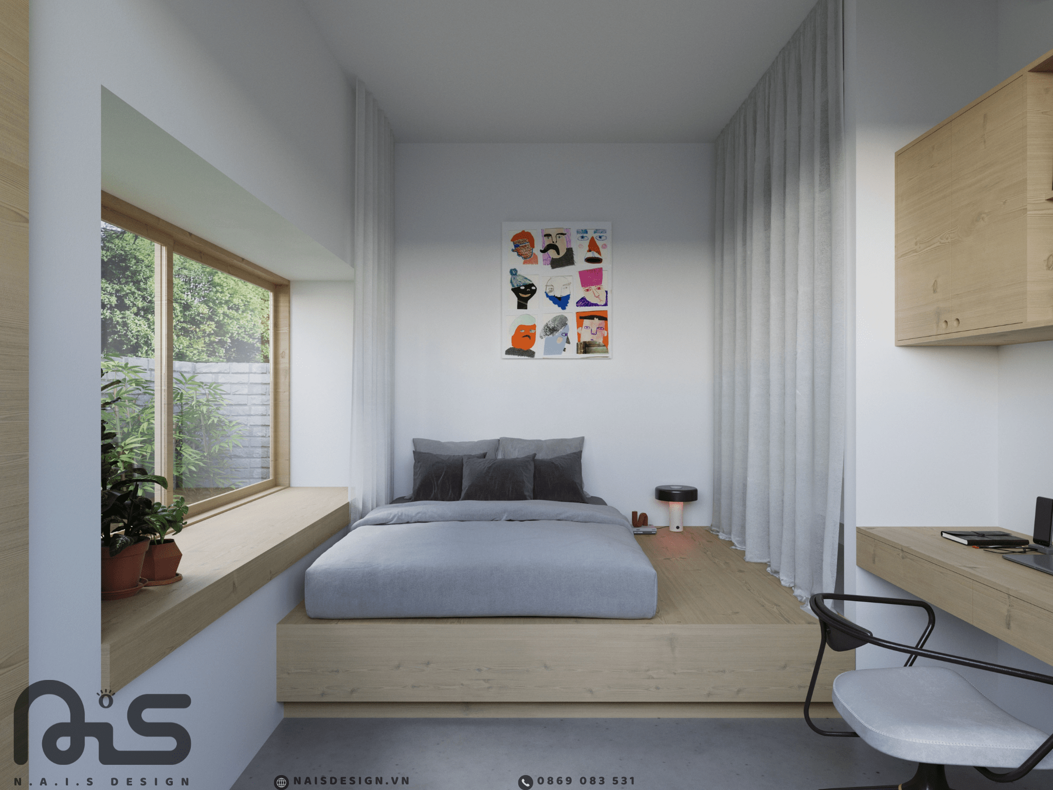 thiet ke nha cap 4 tay ninh retreat home nais design 16