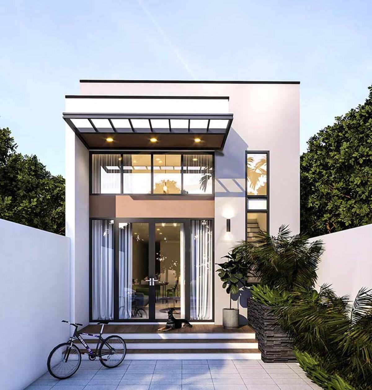 Mẫu nhà biệt thự nhà cấp 4 hiện đại, sang trọng được ưa chuộng nhất 2025 5 Biệt thự nhà cấp 4 có gác lửng