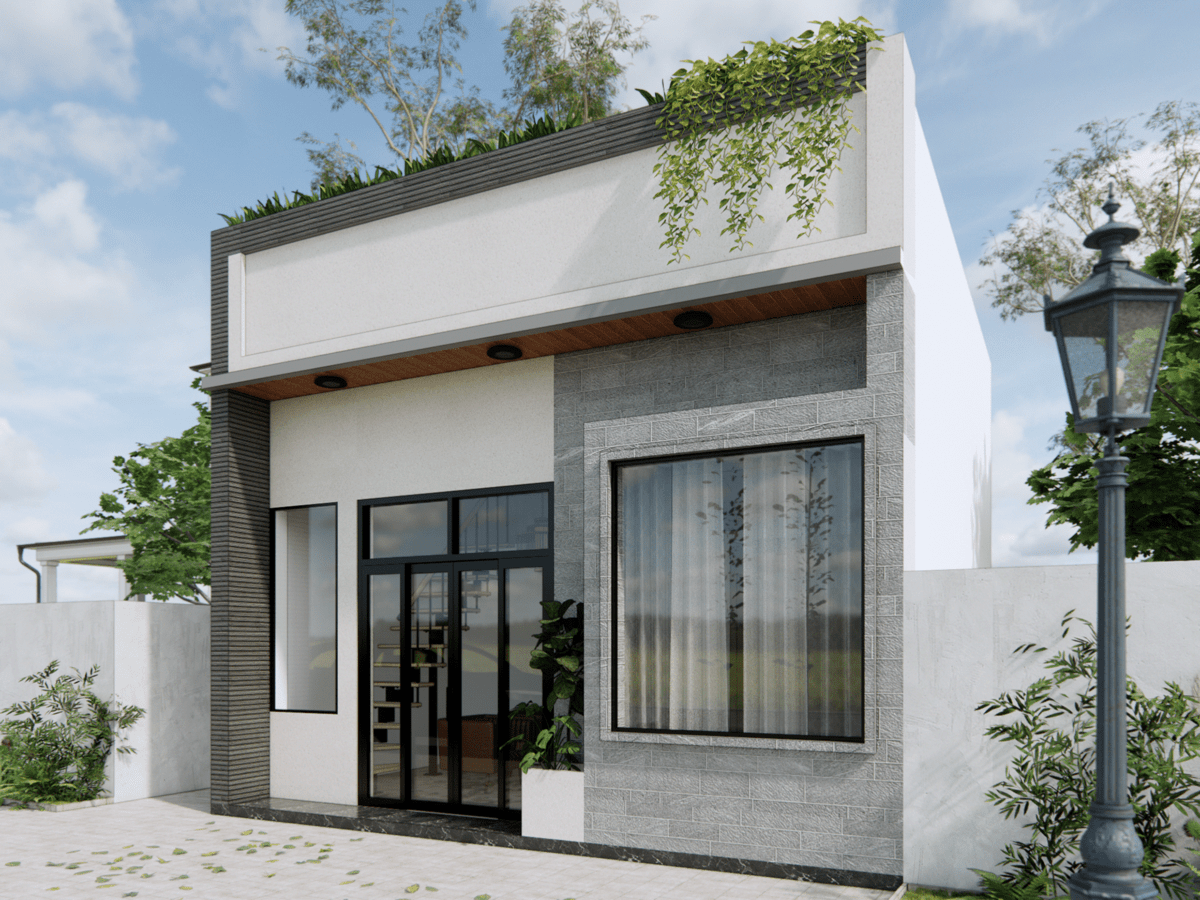 Dịch vụ thiết kế nhà cấp 4 – NAIS DESIGN 1 Mẫu nhà cấp 4 đẹp