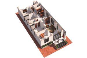 bản vẽ nhà 1 tầng