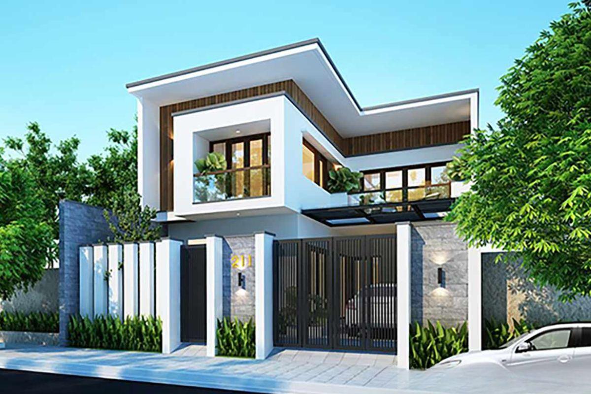 Các kiểu mái nhà ống đẹp 1 các kiểu mái nhà ống đẹp