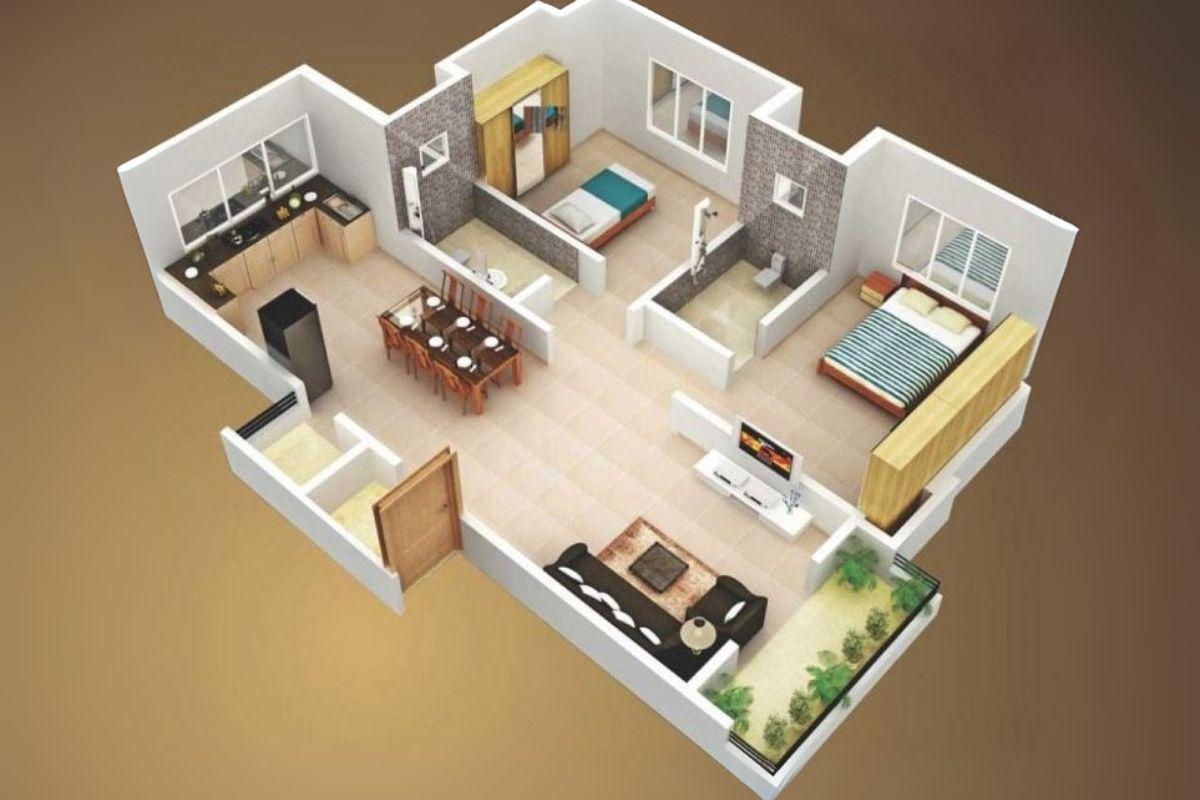 5 mẫu nhà cấp 4 40m2 2 phòng ngủ đẹp, tiết kiệm chi phí 5 mẫu nhà cấp 4 40m2 2 phòng ngủ