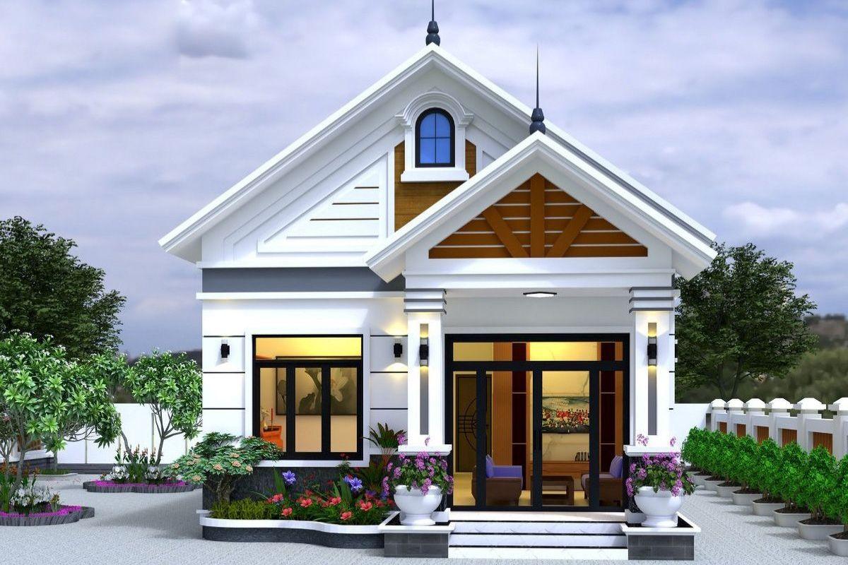 5 mẫu nhà cấp 4 40m2 2 phòng ngủ đẹp, tiết kiệm chi phí 4 mẫu nhà cấp 4 40m2 2 phòng ngủ
