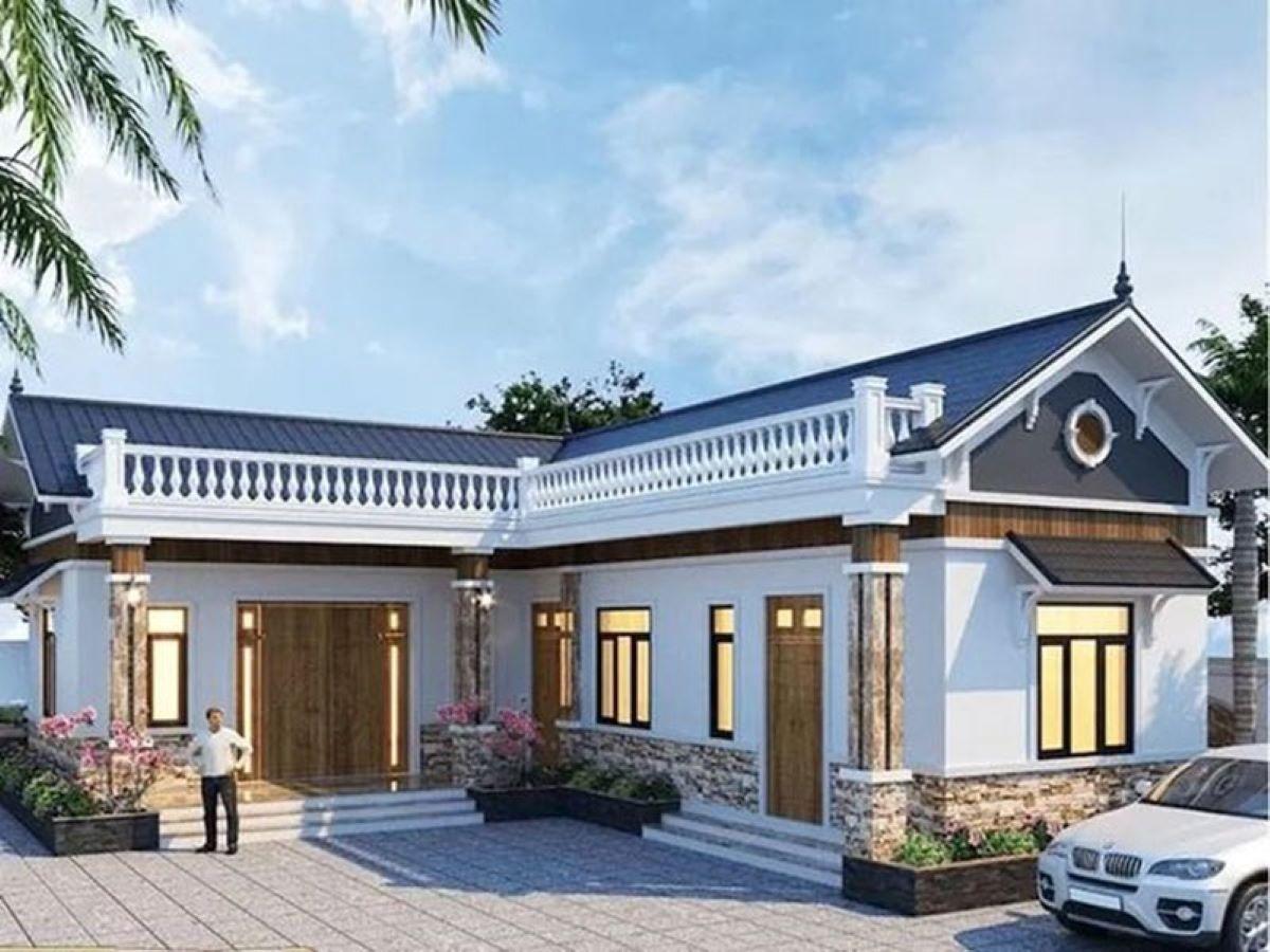 Các mẫu nhà mái thái gác lửng đẹp 3 mẫu nhà mái thái gác lửng