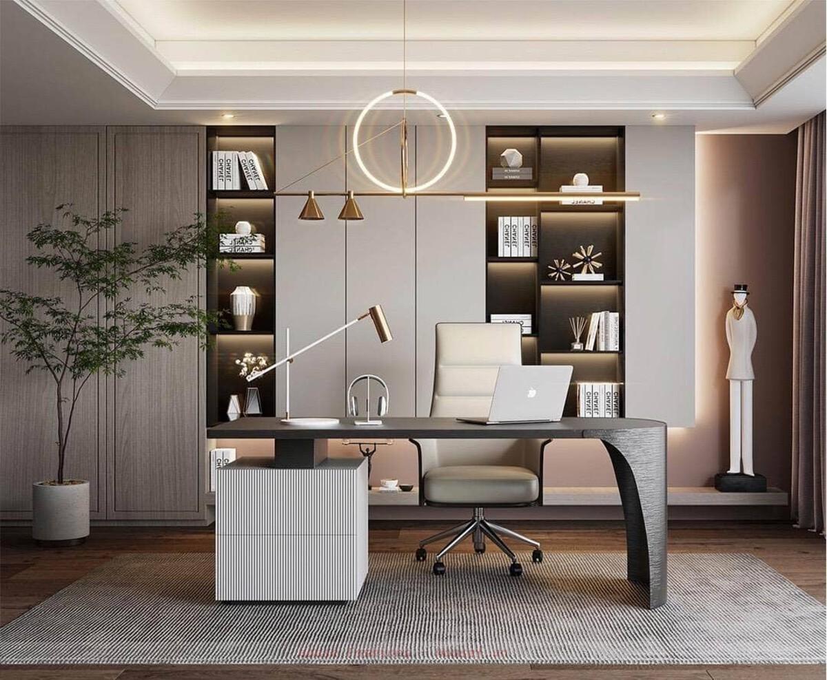 Các ý tưởng thiết kế phòng làm việc nhỏ tại nhà hiện đại và tiện nghi 6 Mẫu thiết kế phòng làm việc đẹp