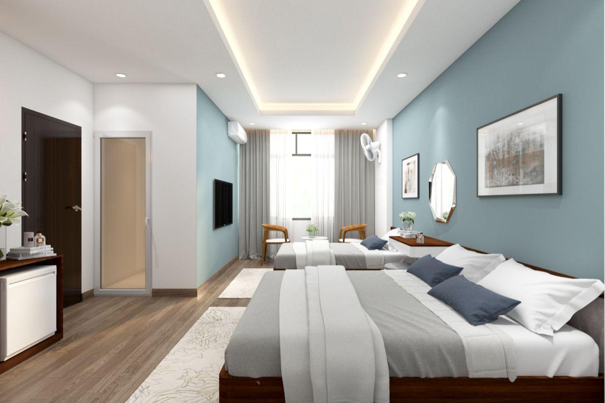 Top 10 Mẫu Thiết Kế Phòng Nhà Nghỉ Đẹp, Tiện Nghi Và Dễ Thi Công 4 mẫu thiết kế phòng nhà nghỉ