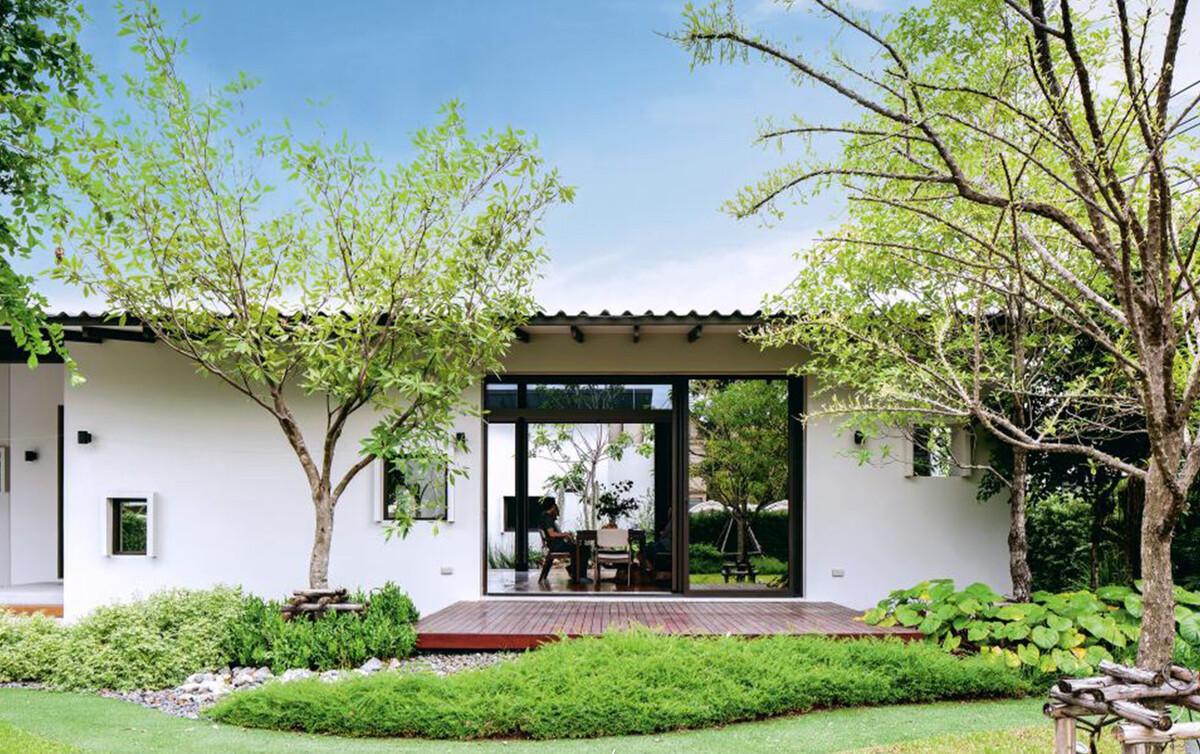 Dịch vụ thiết kế nhà cấp 4 – NAIS DESIGN 4 Nhà cấp 4 sân vườn xanh mát