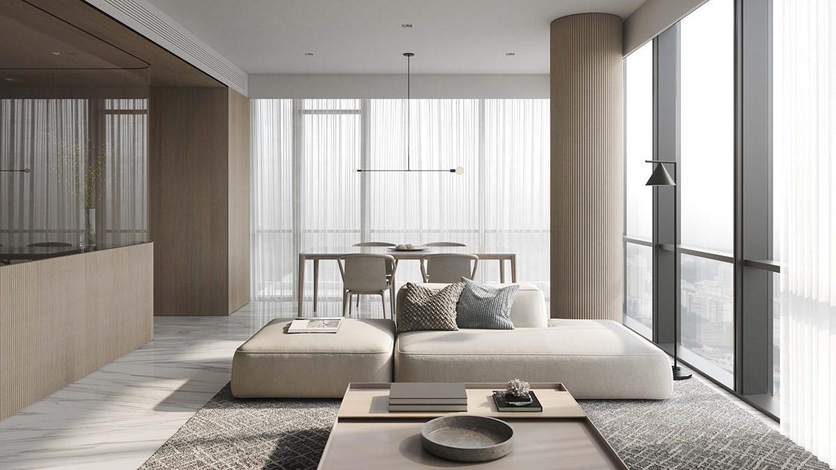 Thiết kế nội thất chung cư – Dịch vụ chuyên nghiệp từ NAIS DESIGN 2 Thiết kế nội thất chung cư phong cách tối giản
