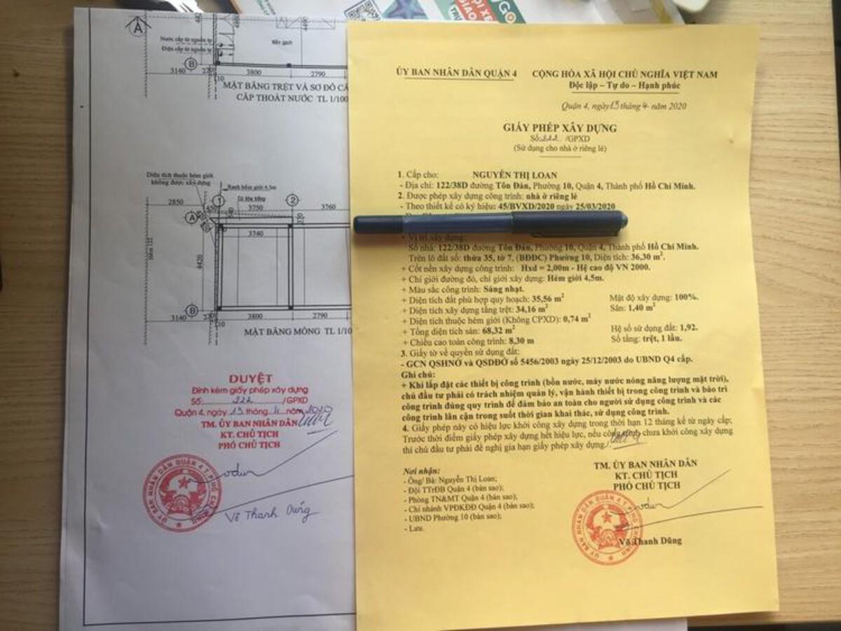 Xin giấy phép xây dựng nhà cấp 4: Thủ tục, hồ sơ và chi phí mới nhất 3 Giấy phép xây dựng nhà cấp 4